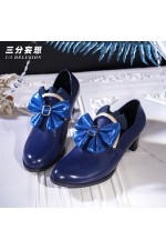 1/3 Delusion Genshin Impact Furina Blue Cosplay Shoes